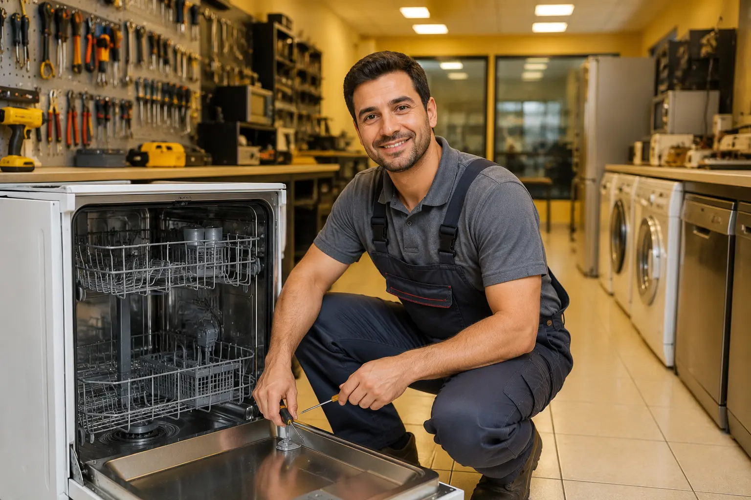 Denizli Regal bulaşık makinesi tamiri ustası Oğuz Usta — Sarayköy ve Bozkurt bulaşık makinesi uzmanı